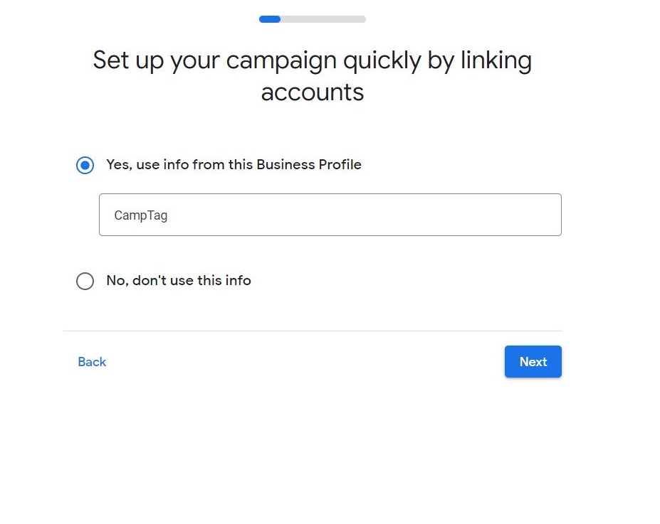 Connecting Business Profile to Google Smart Campaign